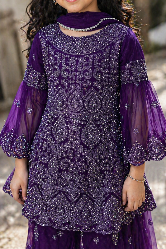 Meher in plum 4-9yrs KMO003C2