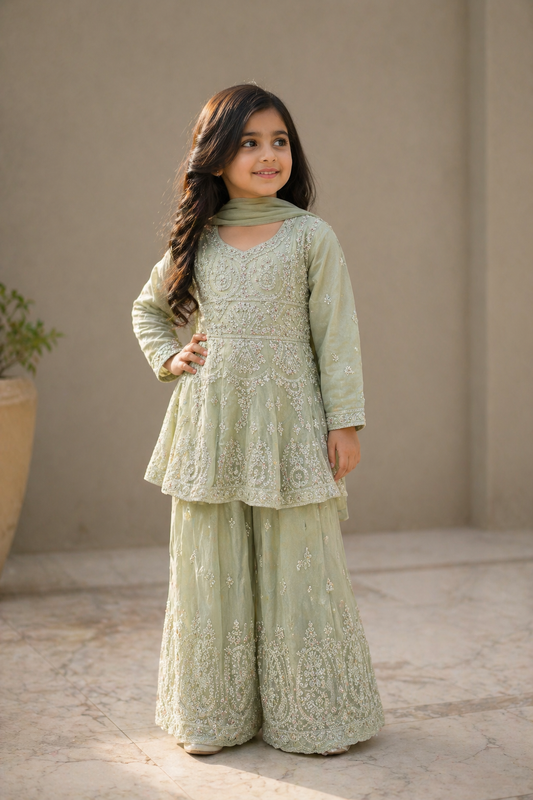 DEVANGI IN MINT 3-9YRS KME000C7