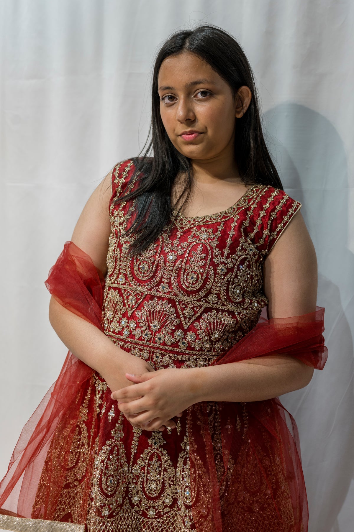 Maroon Embroidered Gharara Suit for Women – Pakistani Wedding & Party Wear Outfit KMO014C0
