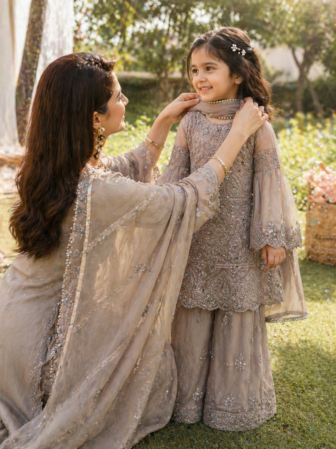 Meher in beige 4-9yrs KMO003C3