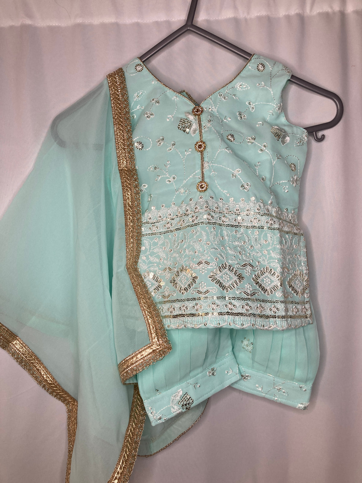 Ayzel umar in ice blue 3month-4yrs BC011C8