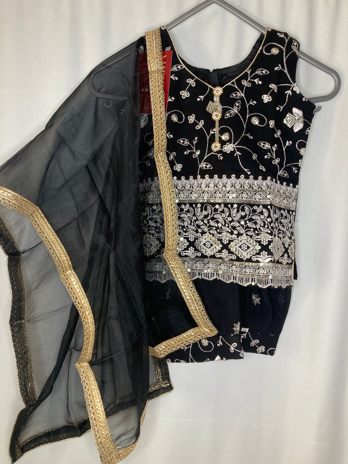 Ayzel umar in black 3month-4yr BC011C2
