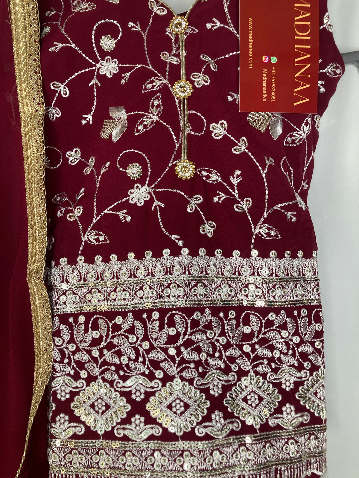 Ayzel Umar in burgundy 3month-4yrs BC011C4