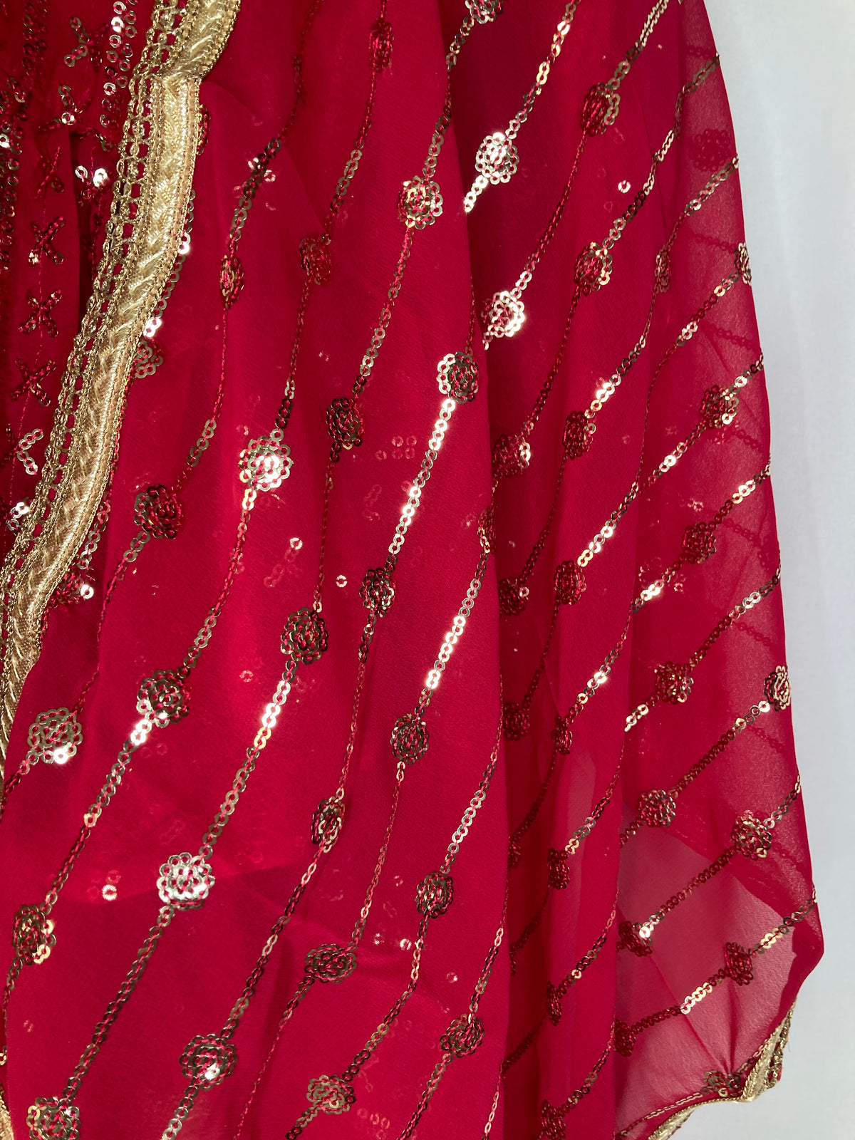 Girls Ruby Gharara Suit – Kids Pakistani Eid Outfit – Traditional Party Wear for Toddlers & Girls KBC013C8