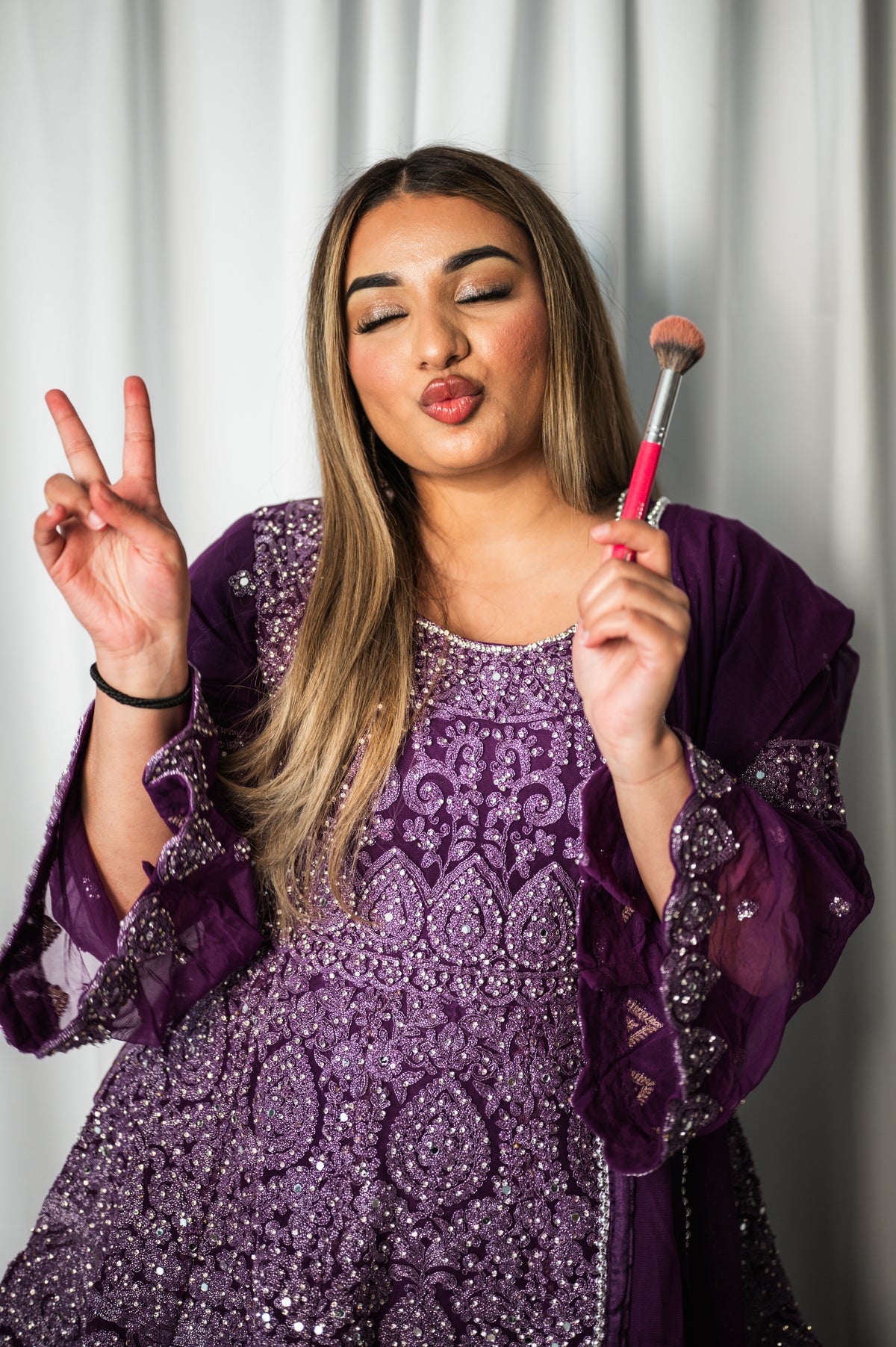 Meher in plum petite KMO003C2