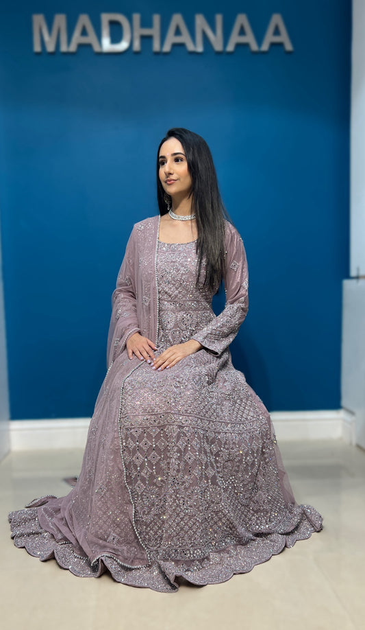 Ayna Mahal in Mauve MO003C8