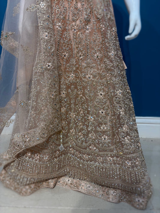 Kohinoor lehenga in beige 3-9 YRS  AF010C0