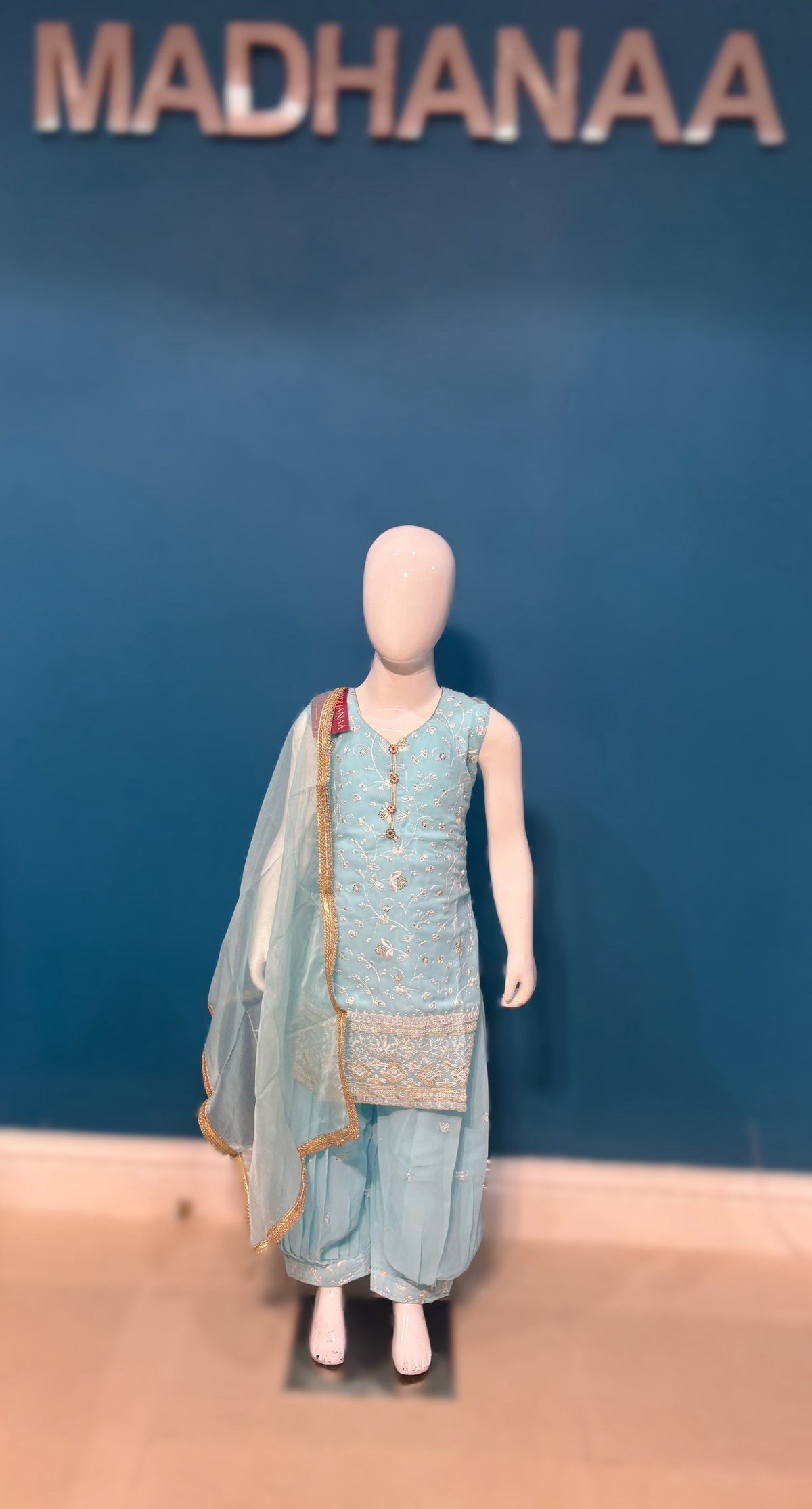 Pehnava in sky blue 4-9 YRS BC011C1